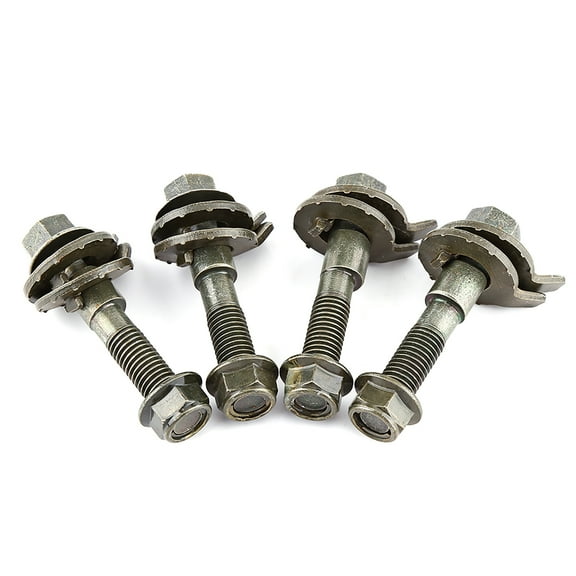 Heaveant Cam Bolt, 4pcs 14mm Vehicles Steel Four Wheel Alignment Adjustable Camber Kit Cam Bolt