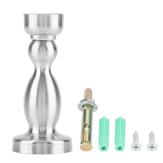 Eddwiin 1Pc Stainless Steel Strong Magnetic Door Stop Holder Anti-collision Thicken Door Stopper