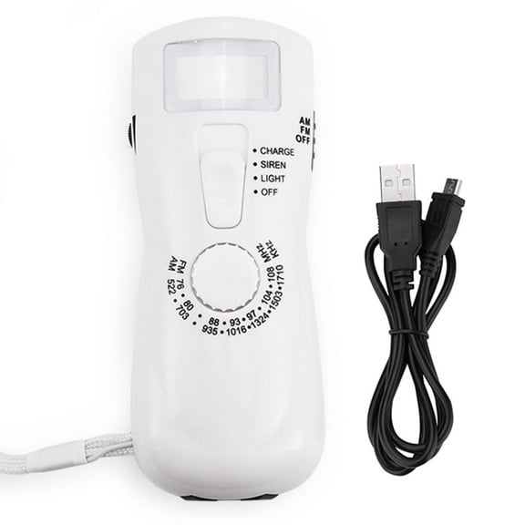 VIFERR Hand Crank Emergency Generator Radio Flashlight Emergency Dynamo Power Supply AM/FM Radio with Flashlight Compass for Outdoor Indoor Emergency Camping