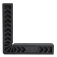 thumbnail image 1 of Heaveant Right Angle Fixer, Black Right Angle Locator Retainer L‑Shaped High Hardness Plastic Woodworking Ruler, 1 of 8