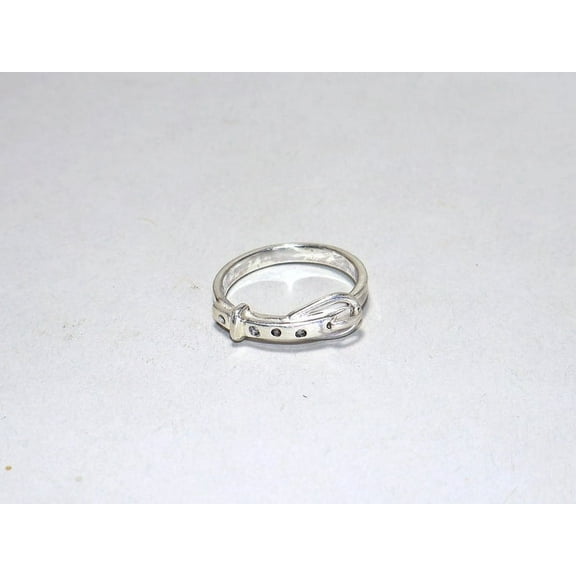Heaven Crafts 925 Sterling Silver Belt Ring Buckle Ring Handmade Designer Unique Design For Her