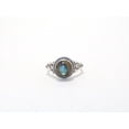 thumbnail image 1 of Heaven Crafts 925 Sterling Silver Blue Fire Labradorite Ring 925 Sterling Silver February Month Birthstone Cocktail Ring For Women, 1 of 5