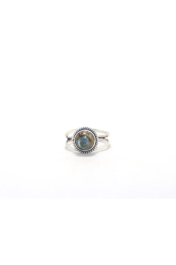 925 Sterling Silver Natural Blue Fire Labradorite Ring Handmade Bohemian Jewelry All Day wear Ring For Women
