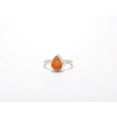 thumbnail image 1 of Heaven Crafts 925 Sterling Silver Natural Carnelian Ring Boho Dainty Jewelry Stacking Ring For Women, 1 of 1