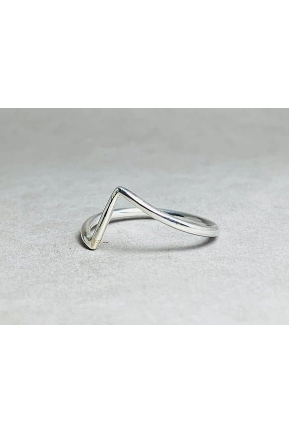 925 Sterling Silver Tiny Bar Ring Handmade Dainty Minimalist Stackable Gift Item