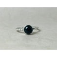 thumbnail image 1 of Heaven Crafts Black Onyx Ring 925 Sterling Silver Round Gemstone Stackable Ring For Everyone, 1 of 6