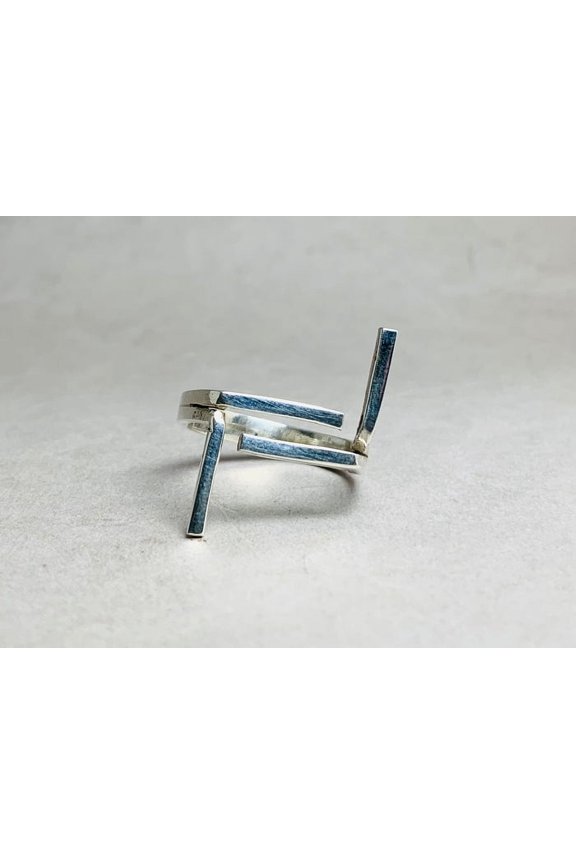 Dainty Bar Ring 925 Sterling Silver Handmade Adjustable Ring For Women Gift Item