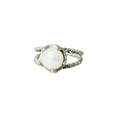 thumbnail image 1 of Heaven Crafts Freshwater Pearl Ring 925 Sterling Silver Handmade Boho Statement Ring For women, 1 of 6