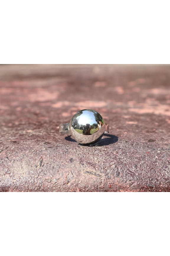 Half Ball Ring 925 Sterling Silver Ring Dome Ring Everyday Ring Gift For Her Boho Dainty Ring