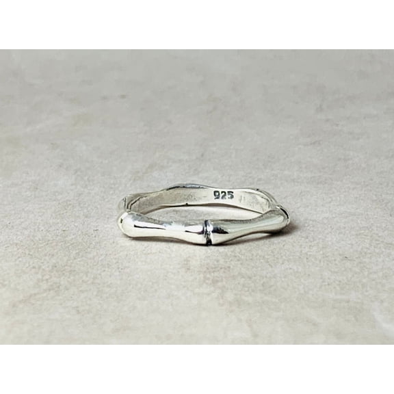 Heaven Crafts Handmade Bone Ring Bypass Ring 925 Sterling Silver Gift Item