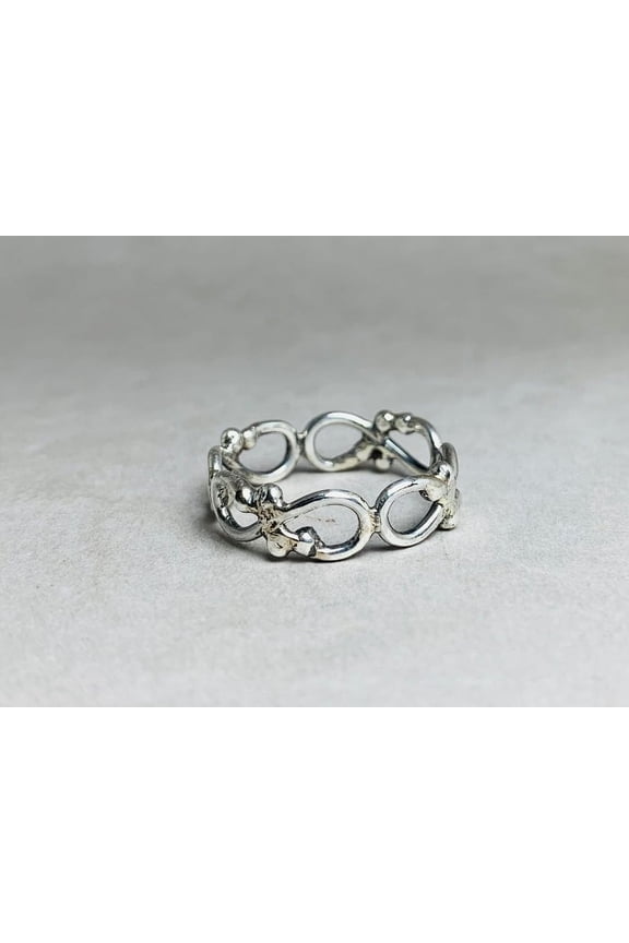 Infinity Design Ring Unique Design Gift For Women 925 Sterling Silver
