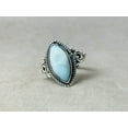 thumbnail image 1 of Heaven Crafts Marquise Shape Larimar Ring For Women Sterling Silver 925 Boho Jewelry Gift For Her, 1 of 5
