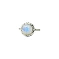thumbnail image 1 of Heaven Crafts Natural Rainbow Moonstone Ring Sterling Silver 925 Handmade Boho Dainty Jewelry, 1 of 6
