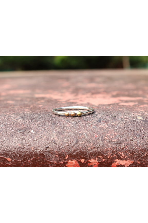 Silver Dot Ring 925 Sterling Silver Handmade Stacking Ring Charm Fine Ring Bohemian Dainty Jewelry