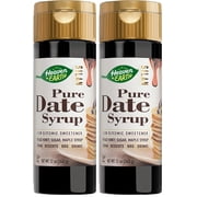 Heaven & Earth 100% Pure Organic Date Syrup, Silan, 12oz 2 Pack All Natural Honey or Maple Syrup Alternative Low Glycemic Index Great Sugar Replacement Organic Date Honey Kosher -...