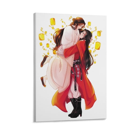 Heaven Official's Blessing Anime Poster (5) Wall Art Poster Scroll Canvas Painting Picture Living Room Decor Home 12x18inch(30x45cm)