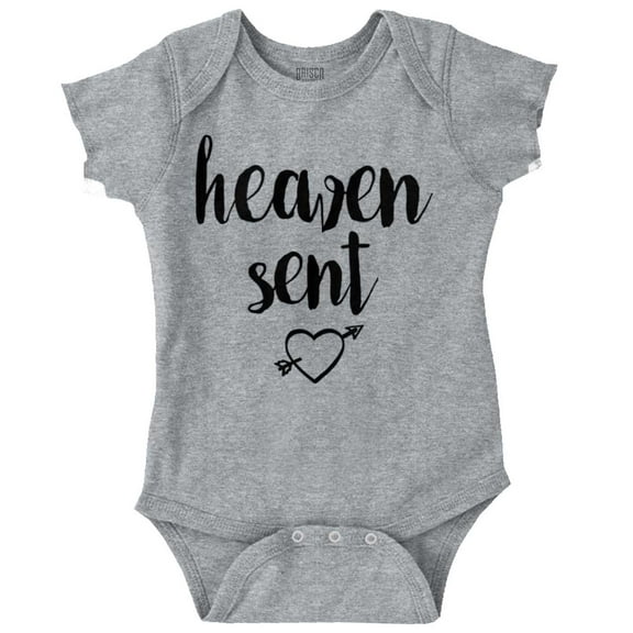 Heaven Sent Christian Religious Romper Boys or Girls Infant Baby Brisco Brands 12M