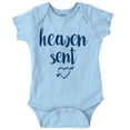 thumbnail image 1 of Heaven Sent Christian Religious Romper Boys or Girls Infant Baby Brisco Brands 6M, 1 of 6