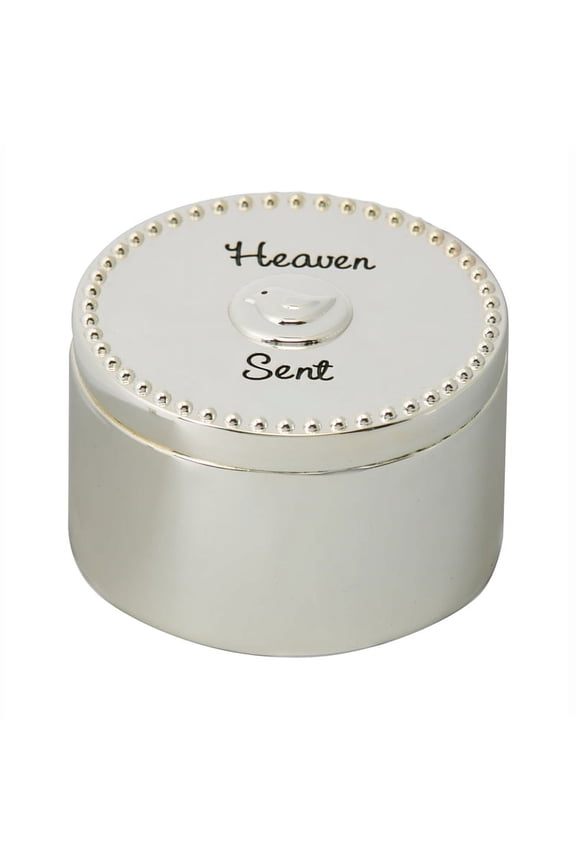 Heaven Sent Keepsake Box, Silver
