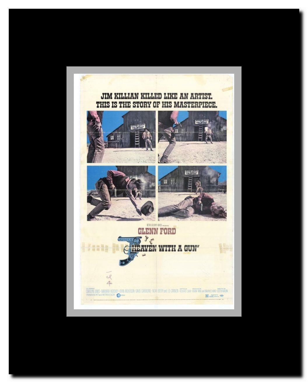 Heaven With a Gun Framed Movie Poster