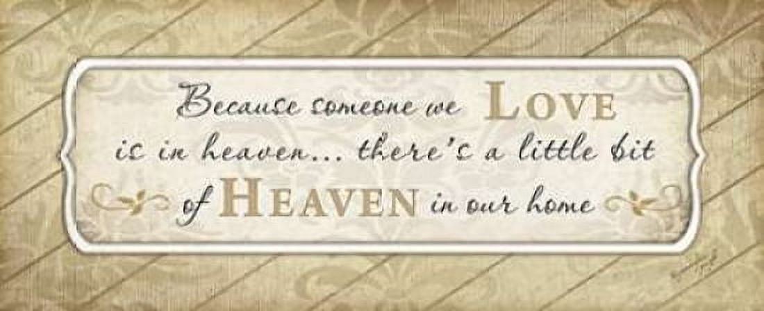 Heaven in Our Home Canvas Art - Jennifer Pugh (24 x 48)