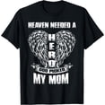 thumbnail image 1 of Heaven needed a Hero God Picked my Mom, Mom Guardian Angel T-Shirt Black Medium, 1 of 4