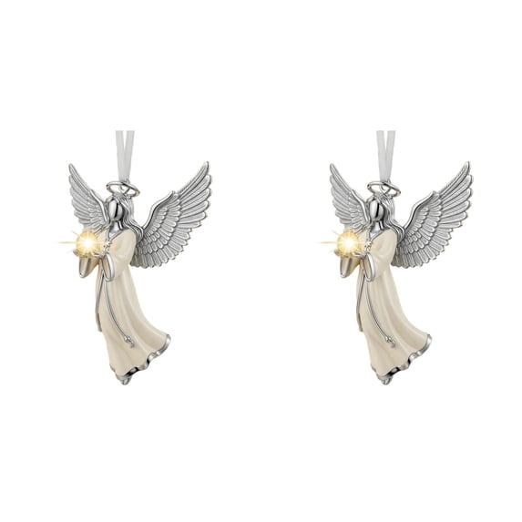 Heavenly Angel – Two Divine Designs To Guard & Glow Christmas Tree Decoration And Hanging For Christmas 2025 2PCS