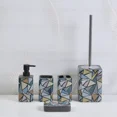 thumbnail image 1 of Heavenly Designs Watson Bathroom Accessories - Blue Ceramic Bathroom Accessory Set, 1 of 5