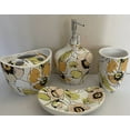 thumbnail image 1 of Heavenly Designs Watson Bathroom Accessories - Pastel Colors Ceramic Bathroom Set - Any Age, 1 of 7