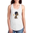 thumbnail image 1 of Heavenly Hair Collection C. Racerback Tank Women -Annie Warren Designs, Female Large, 1 of 4