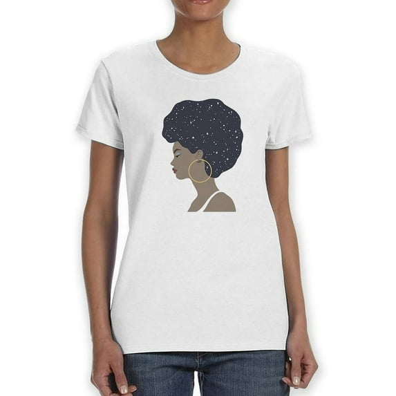 Heavenly Hair I. T-Shirt Women -Annie Warren Designs, Female x-Large