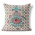 thumbnail image 1 of Heavenly Hand Indoor/Outdoor Pillow in Brown 16x16, 1 of 7