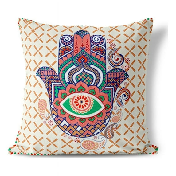Heavenly Hand Indoor/Outdoor Pillow in Cream 20x20