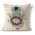 thumbnail image 1 of Heavenly Hand Indoor/Outdoor Pillow with Removable Cover in White 18x18, 1 of 5