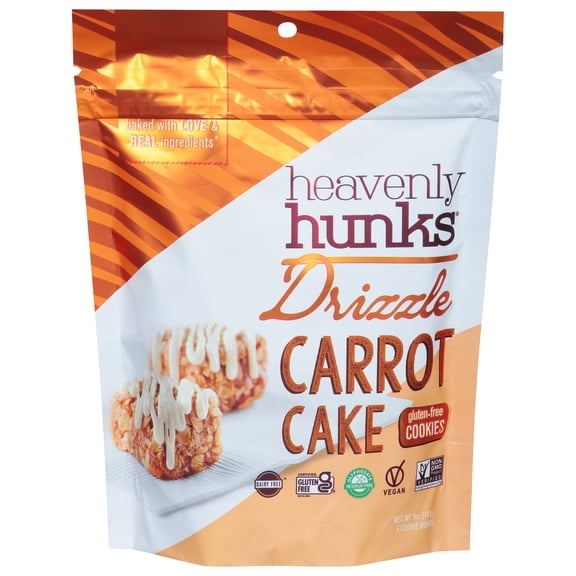 Heavenly Hunks - Ckie Bite Crrt Cake Drzl - CS of 6-5 OZ