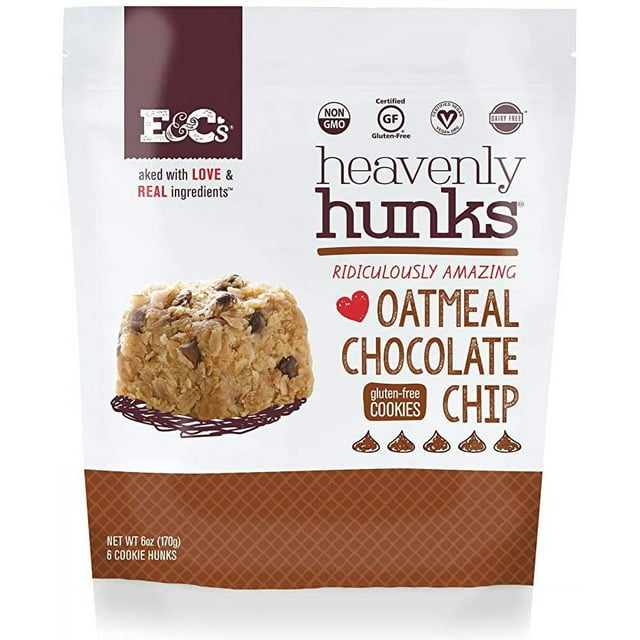 Heavenly Hunks Cookie Oatmeal Chocolate Chip Case Of 6 6 Oz