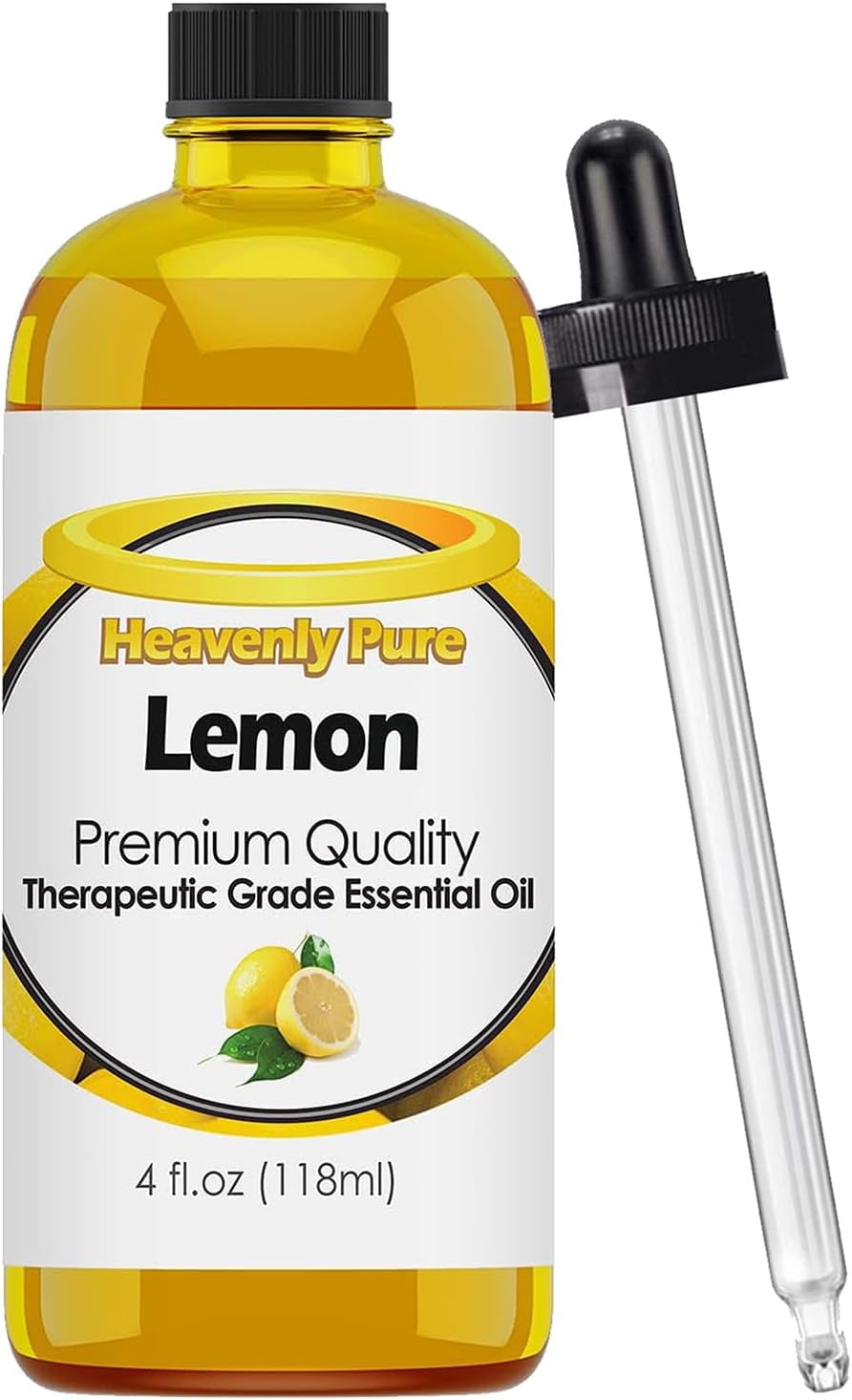 Heavenly Pure Lemon Essential Oil Therapeutic Grade for Aromatherapy