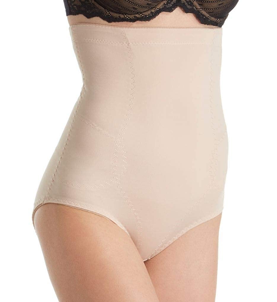 Heavenly Secrets Womens Shapewear Hi-Waist Shaping Brief Nude