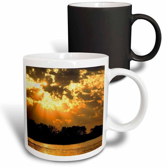 3drose, Heavenly Sunset, 11oz Magic Transforming Mug