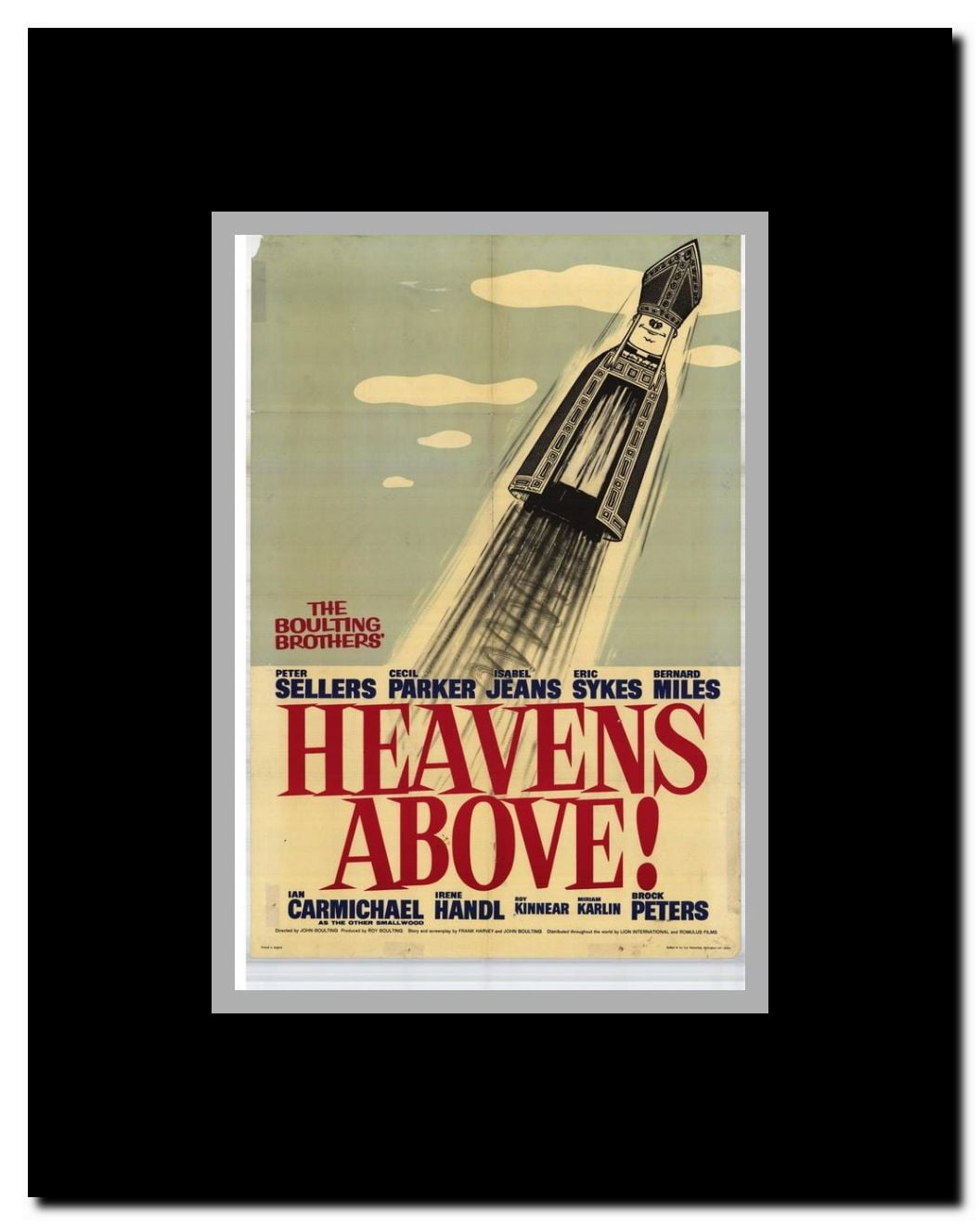 Heavens Above Framed Movie Poster