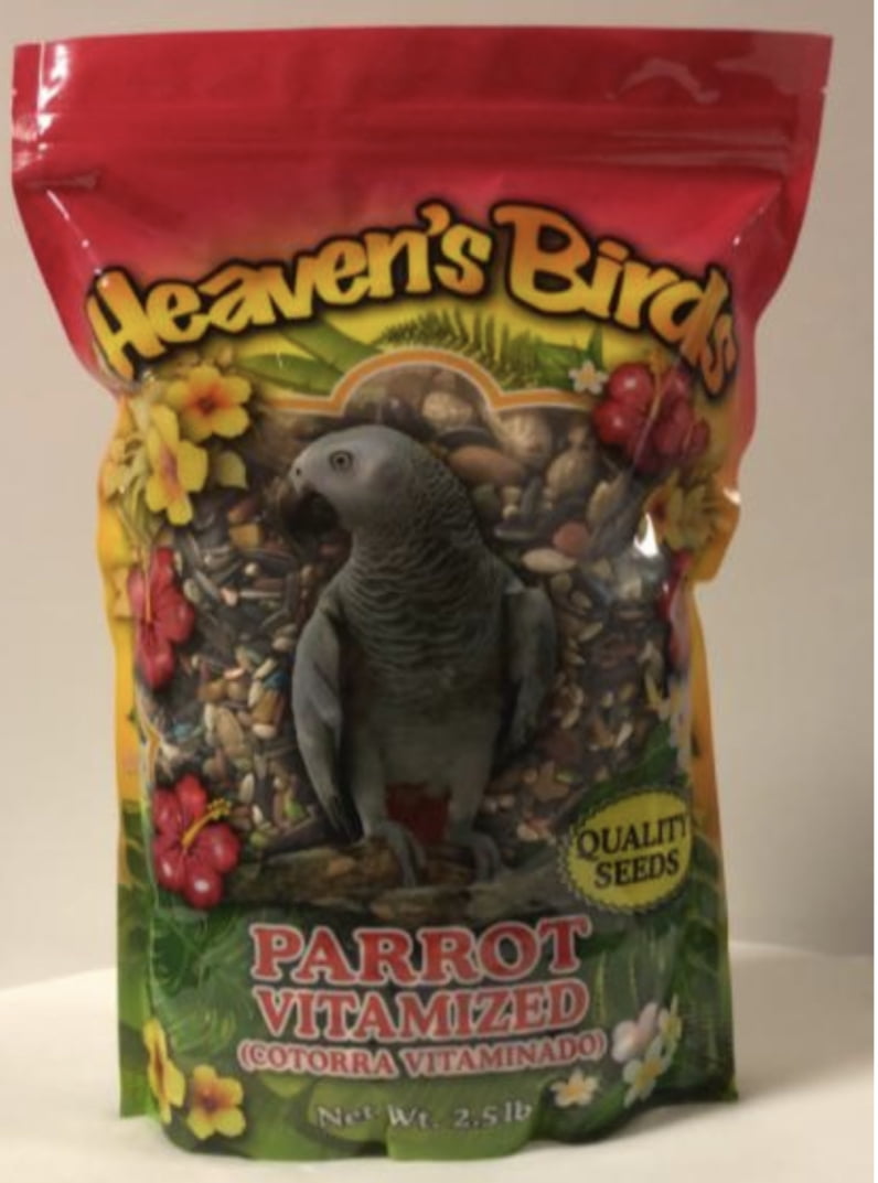 Heavens Birds+ Parrot Vitamized Seed Mix + 40oz