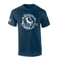 thumbnail image 1 of The Heavens Are Roaring The Praises of His Glory Lion Bible Scripture Mens Christian Tshirt Jesus Cross Short Sleeve T-shirt Graphic Tee-Heather Navy-5xl, 1 of 4