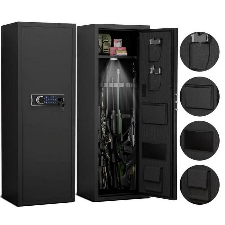 5-Gun Locking Metal Security Cabinet 5-Gun Locking Metal Security Cabinet