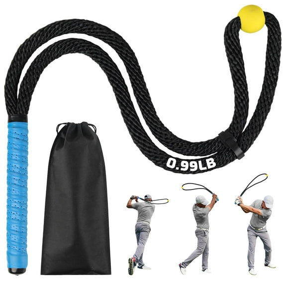 Heavier Premium Golf Rope Swing Trainer, Professional Weighted Golf ...