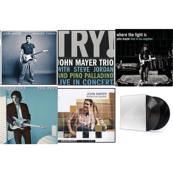 Heavier Things (180G) & Try: Live In Concert & Where The Light Is & Sob Rock (180G) & Room For Squares & Continuum (2LP/180G/Revised Standard Package)