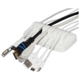 thumbnail image 1 of Heaviest Cable Organizer on the Market! Compact Weighted Desktop Cord Holder (White) ENVISIONED, 1 of 7