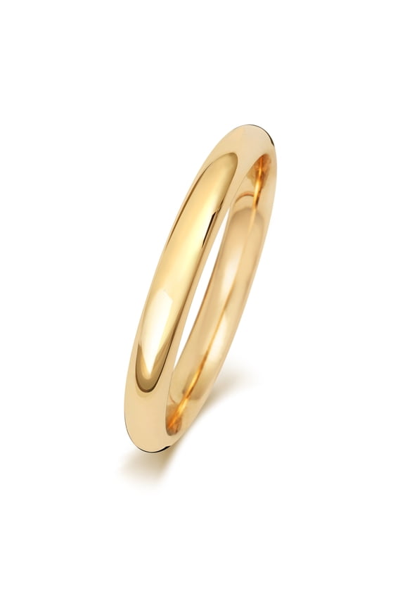 Heavy 18k Gold 2.5mm Court Comfort Men/Women Wedding Band/Ring