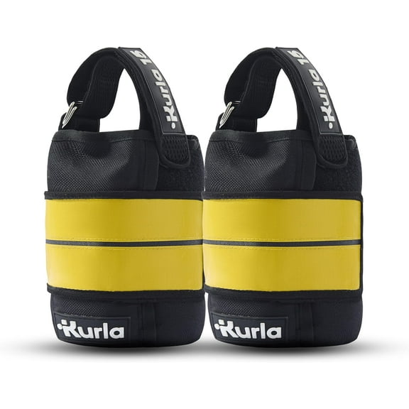 Heavy Adjustable Ankle & Wrist Weight with Heel Strap – 10 lbs & 15 lbs | Patented Design | Breathable Fabric | Ideal for Strength Training, Pilates, Rehab & Home Workouts | Single Unit or Pair