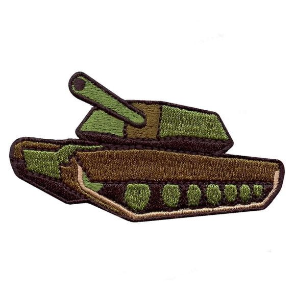 Heavy Artillery Military Tank Embroidered Iron On Patch