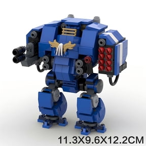 Heavy Assault Mecha Robot MOC Building Blocks, DIY Sci-Fi Combat Armor Model Kit